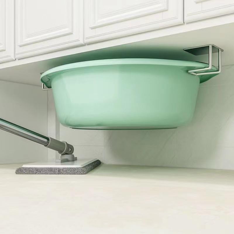 HASTHIP® Wall Mounted Basin Brackets Under Shelf Metal Storage Brackets No Drill Stainless Steel Wall Racks, Customized Spacing Design, Pack of 2 HASTHIP® Wall Mounted Basin Brackets Under Shelf Metal Storage Brackets No Drill Stainless Steel Wall Racks, Customized Spacing Design, Pack of 2